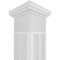 Ekena Millwork Craftsman Classic Square Non-Tapered Artisan Fretwork Column w/ Tuscan Capital & Tuscan Base CC0809ENARTTUTU - alternate 2